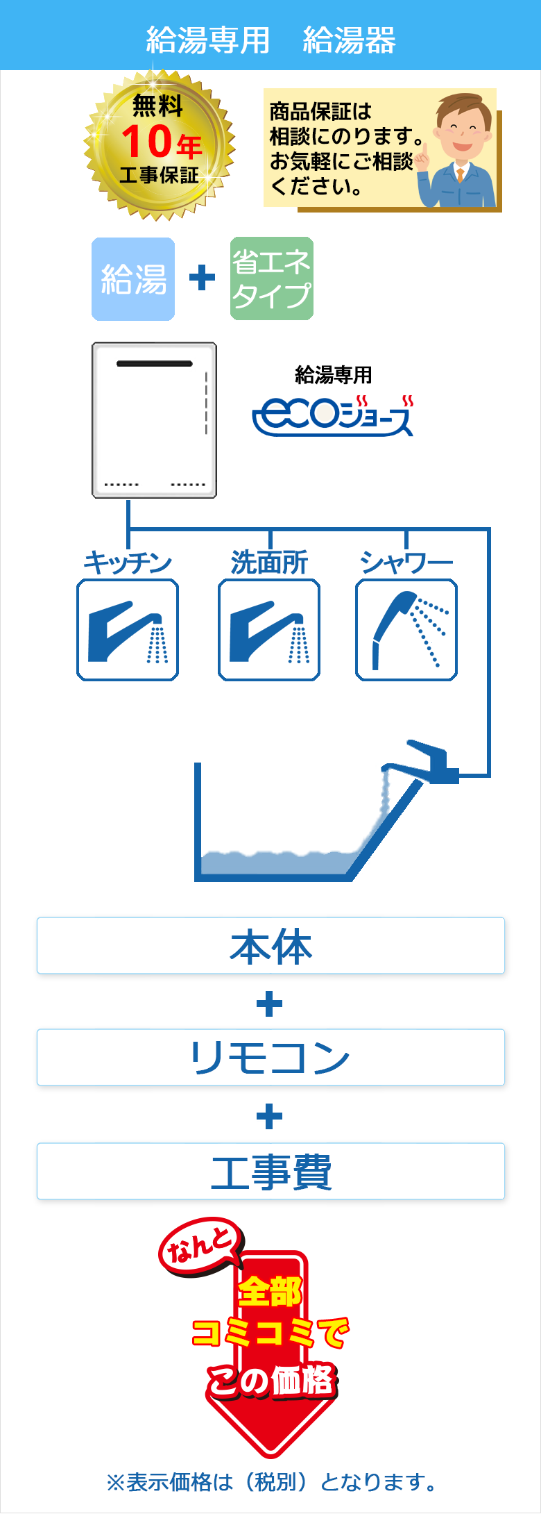 給湯専用